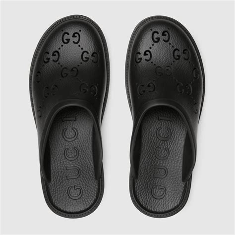 gomas gucci de hombre|Sandalias slip para hombres ingoma GG negra .